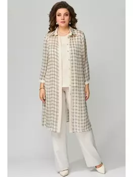 Брючные костюмы 1591 бежевый