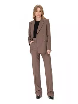 Брючные костюмы 1668 т.бежевый
