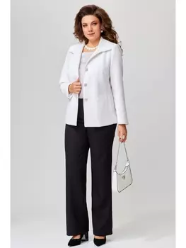 Брючные костюмы 1781 черно-белый