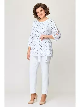 Брючные костюмы 1811 белый