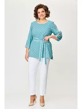 Брючные костюмы 1811 мятный