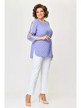 Брючные костюмы 1811 сиреневый