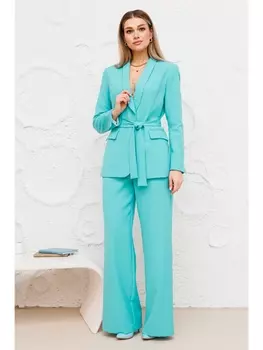 Брючные костюмы 2041в бирюза