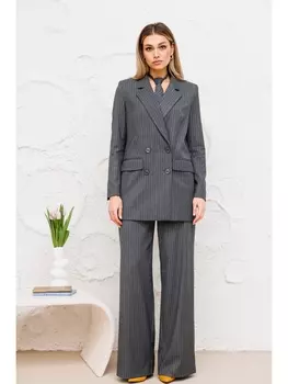 Брючные костюмы 2058 серый