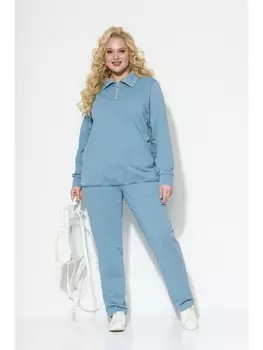 Брючные костюмы 2060 голубой