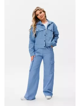 Брючные костюмы 2069 голубой