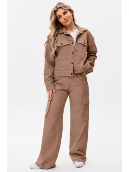 Брючные костюмы 2069С кофе