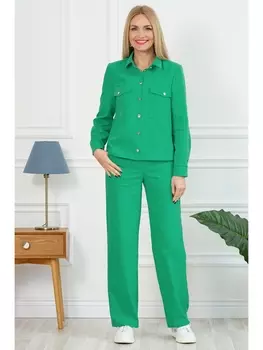 Брючные костюмы 2095 зеленый