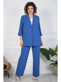 Брючные костюмы 2100 василек