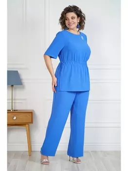 Брючные костюмы 2101 голубой