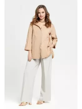 Брючные костюмы 2397 кэмел+беж