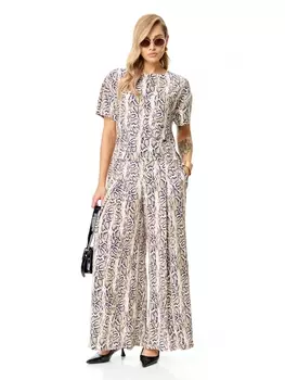 Брючные костюмы 2411/9 беж/питон