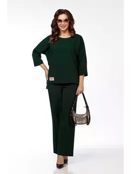 Брючные костюмы 2423/1 т. бутылка