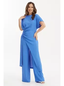 Брючные костюмы 2456 голубой