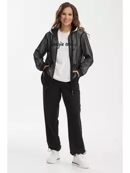 Брючные костюмы 2461 белый+черный