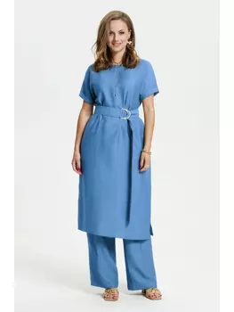 Брючные костюмы 2635 синий