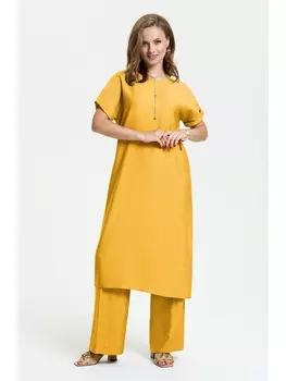 Брючные костюмы 2635 желтый