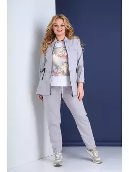 Брючные костюмы 273 серый