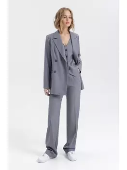 Брючные костюмы 2756 светло-серый