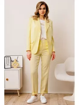 Брючные костюмы 2792 светло-желтый
