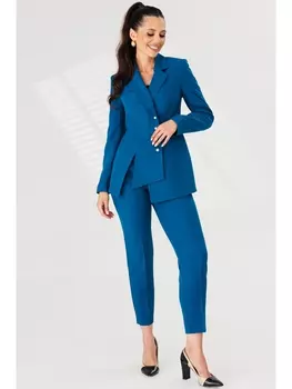 Брючные костюмы 2829 синий