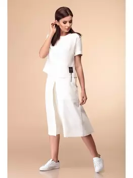 Брючные костюмы 2-1971 молочный