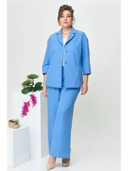 Брючные костюмы 2-2654 голубой