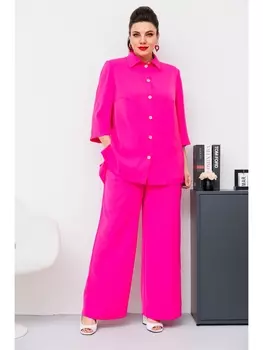 Брючные костюмы 2-2659 малиновый