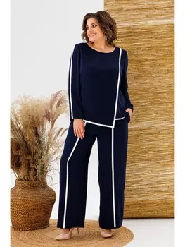 Брючные костюмы 2-2717 синий