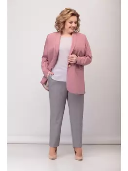 Брючные костюмы 3047-розовый