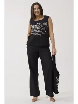 Брючные костюмы 3056 черный