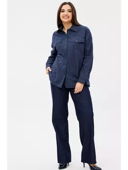 Брючные костюмы 3103 темно-синий