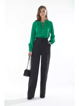 Брючные костюмы 3132+2758 зеленый+черный