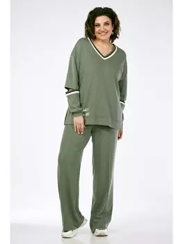 Брючные костюмы 3153-2 оливковый