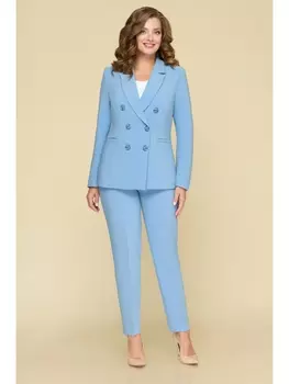 Брючные костюмы 3353 голубой