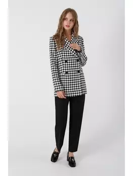 Брючные костюмы 3386 черно-белый