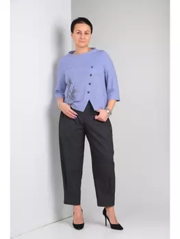 Брючные костюмы 340 голубой