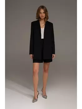 Брючные костюмы 3535 черный+ молочный