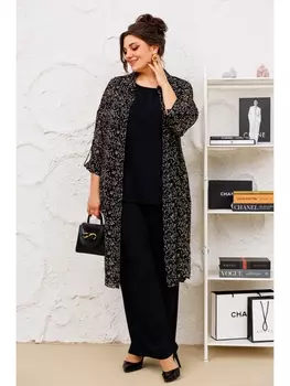 Брючные костюмы 3-2571 чёрный