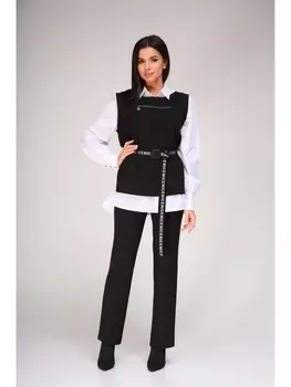 Брючные костюмы 4006 чёрный