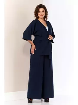 Брючные костюмы 4056 синий