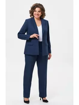 Брючные костюмы 412+596 синий