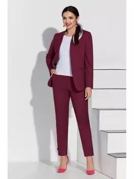 Брючные костюмы 4159 бордо