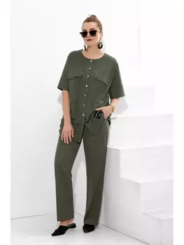 Брючные костюмы 4279 хаки