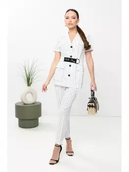 Брючные костюмы 4734 белый