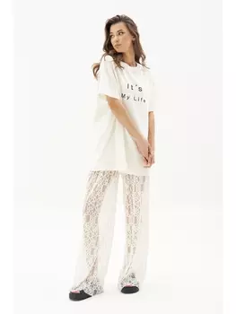 Брючные костюмы 4826 молочный