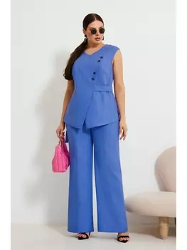 Брючные костюмы 4924 оттенок синего