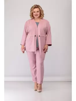 Брючные костюмы 5016 розовый
