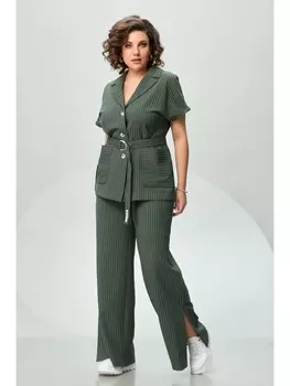Брючные костюмы 6057 хвоя