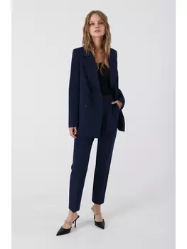 Брючные костюмы 635 темно-синий
